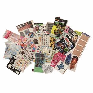 Mixed lot of 1000+ Stickers Partial Full New Disney Star Wars Cats Christmas